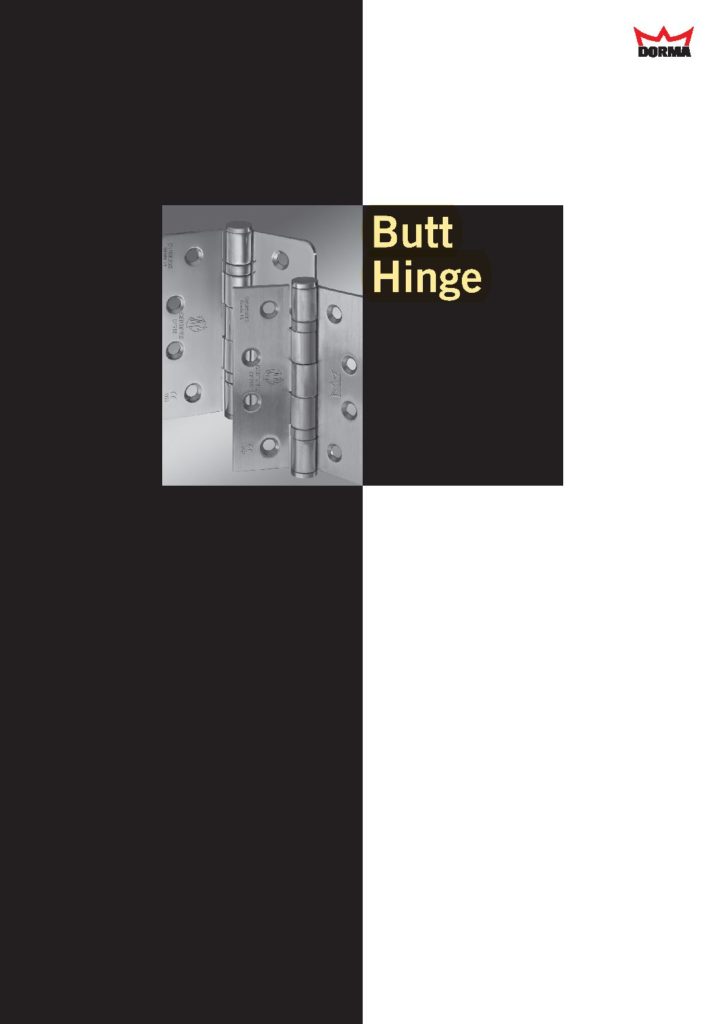 Dorma Hinges Catalog